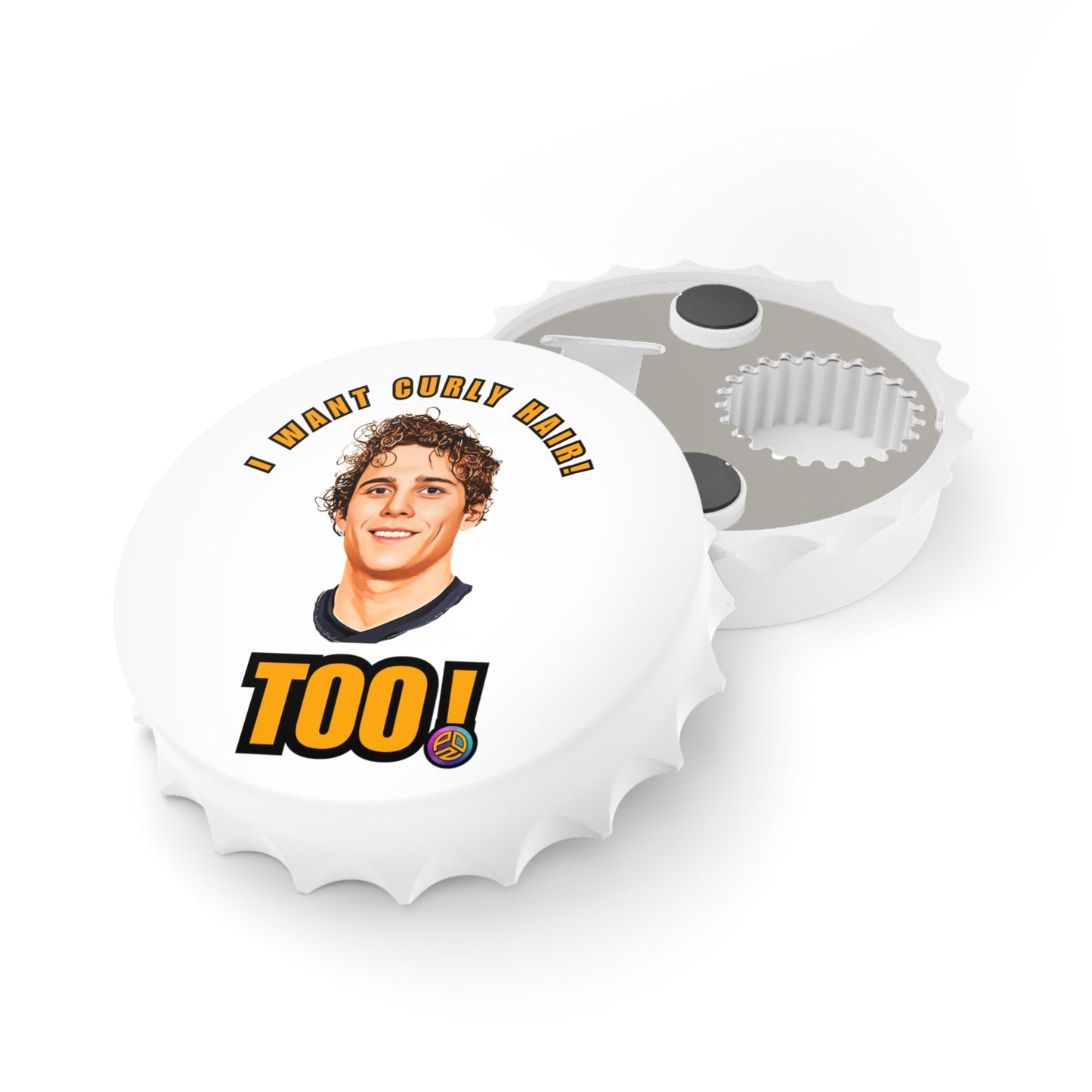 "I Want Curly Hair Too" Bottle Opener